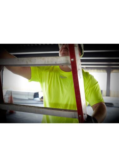 Milwaukee WorkSkin Light Weight Performance Shirt - High Visibility, large image number 4