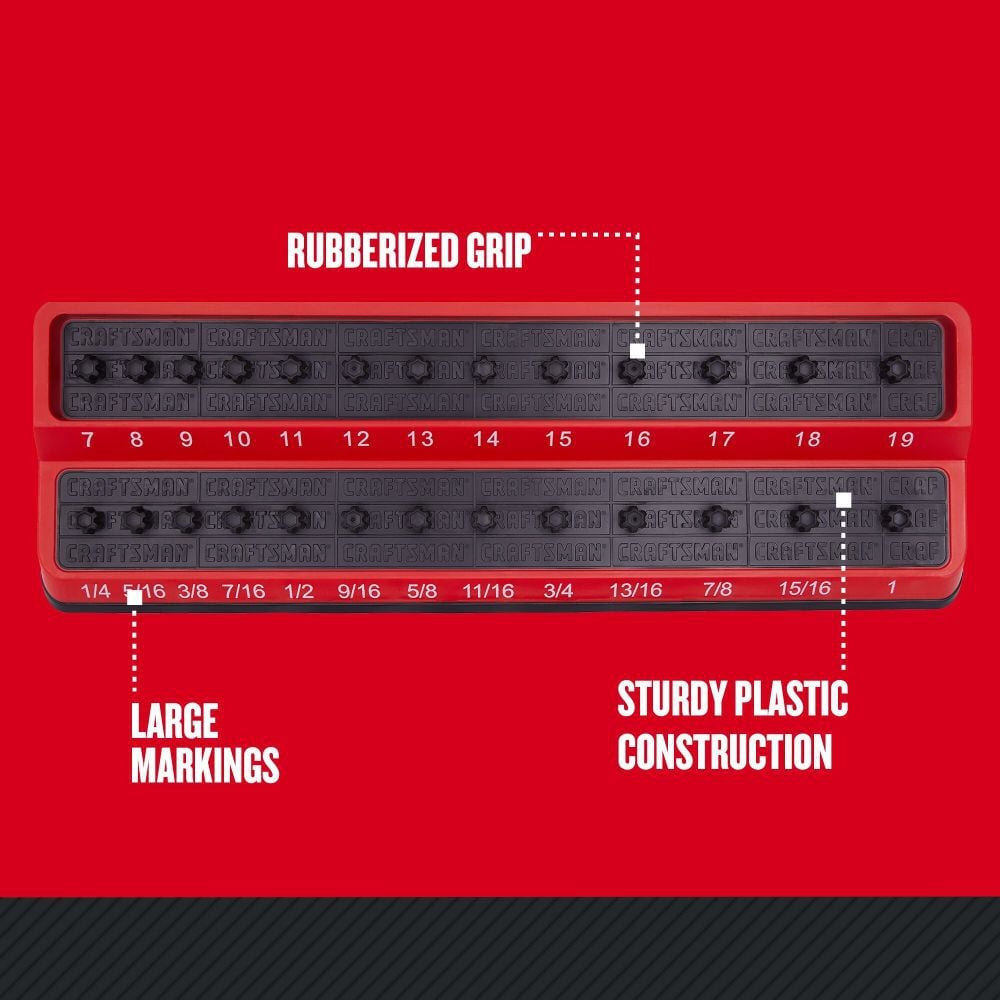 CRAFTSMAN 3/8In Dr Plastic Socket Holder Tray – CMMT99415