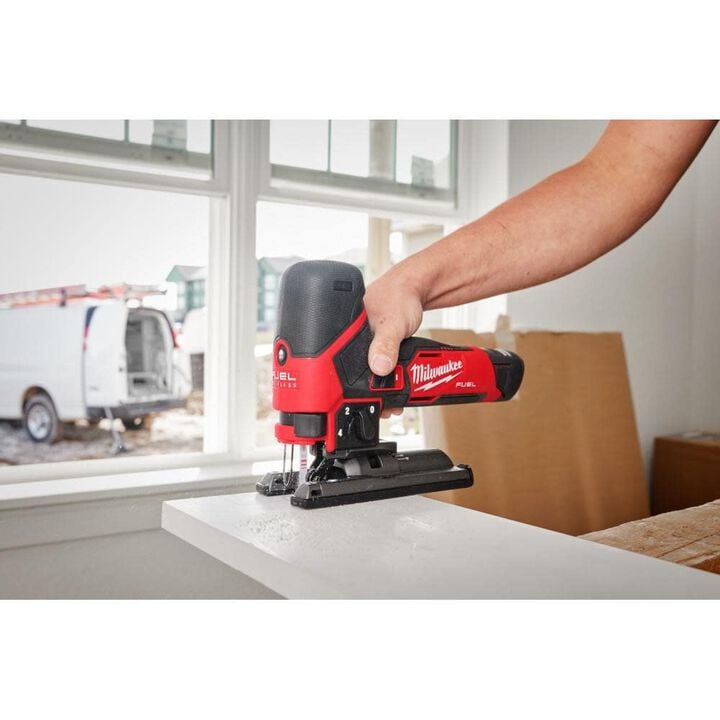 Milwaukee M12 Fuel Jig Saw with CP 2Ah & XC 4Ah Starter Kit Bundle, large image number 12