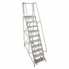 Cotterman Series 1000 10 Step X 26in W A6 Tread Step Ladder w/handrails, small