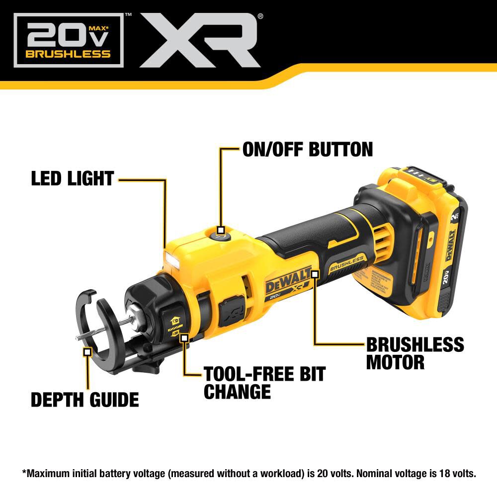 Dewalt 20v hot sale drywall cutout tool