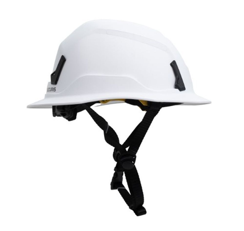 SECURIS Type II Class C Construction Grade Full-Brim Hard Hat White, large image number 2