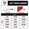 Milwaukee 15-Piece Combination Wrench Set - SAE, small image number 2