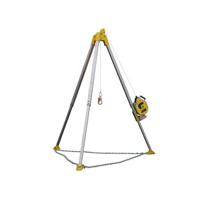 Guardian Fall Protection 130-420 Lbs Arc-O-Pod Tripod System Kit with SRL & Storage Bag, large image number 0