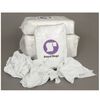 Reclaimed Textiles 20 lb. Poly Bag of White Cotton Rags, small image number 2