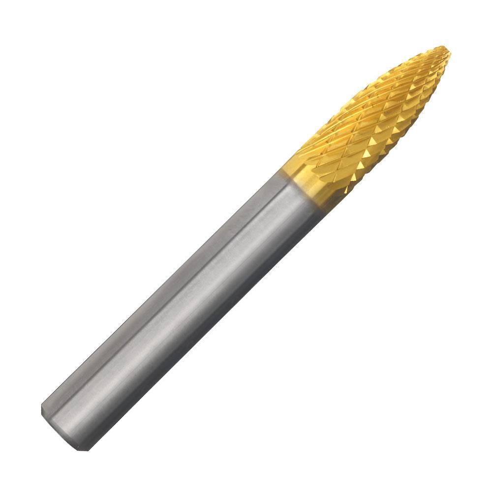 Champion Cutting Tool SG1 Double Cut TIN Carbide Burr - SG1-IPAC