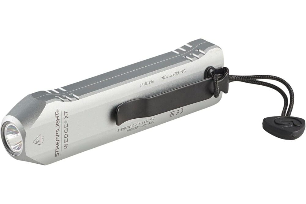 Streamlight WEDGE XT 500 Lumens Battery Powered Silver EDC Flashlight, large image number 1