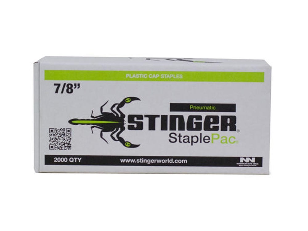 Stinger StaplePac for CS150 7/8in Staples & Caps 2000ct, large image number 1