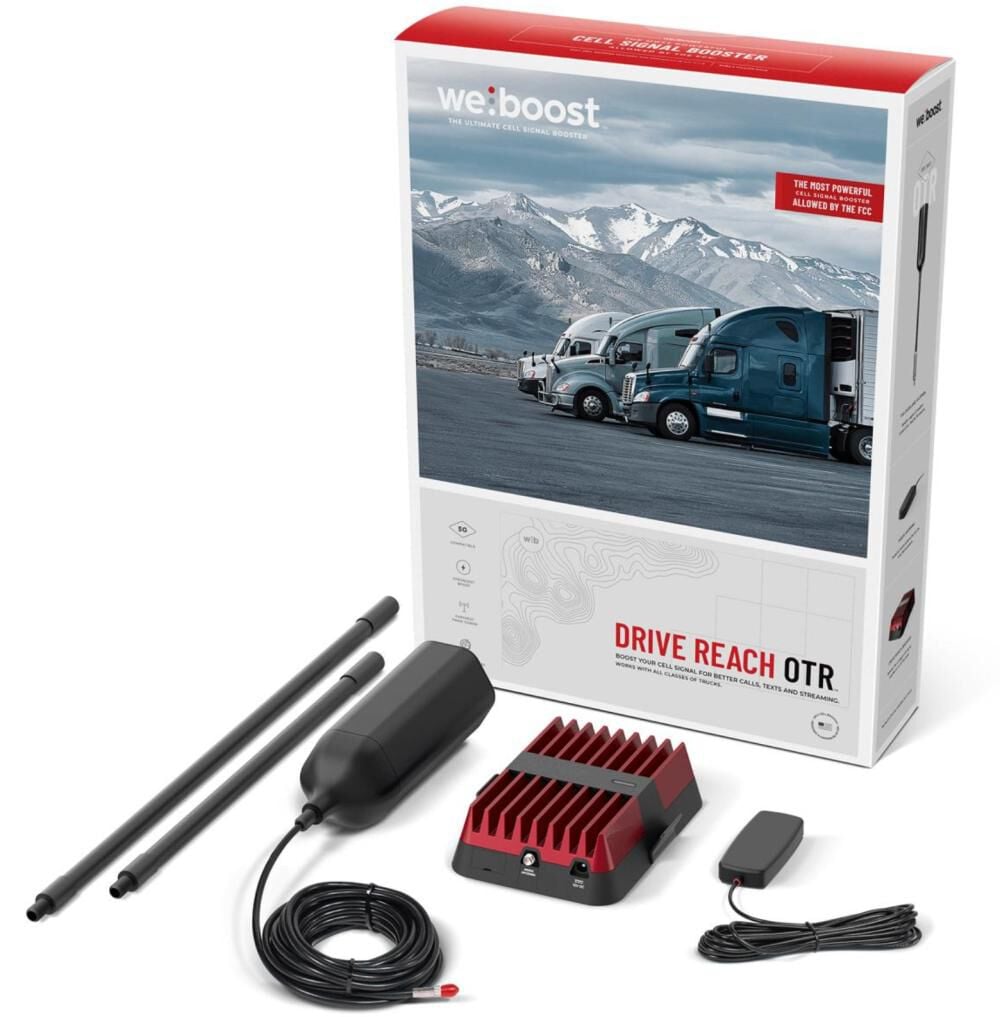 weBoost Drive Reach OTR 5G/4G LTE Cell Phone Signal Booster Kit for Semi-Trucks, Trucks & Overland Vehicles, large image number 1