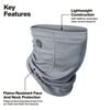 Klein Tools Flame-Resistant Neck Gaiter Gray, small image number 2