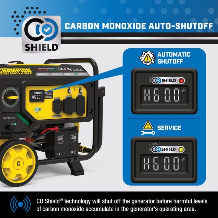Champion Power Equipment 4375-Watt Wireless Start Dual Fuel 49 State RV Ready Portable Generator, large image number 2