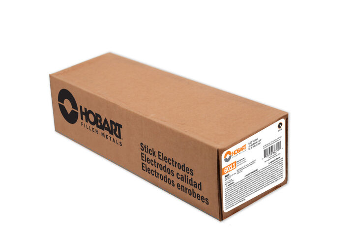 Hobart Stick Welding Electrodes 6011 5/32 25#, large image number 1