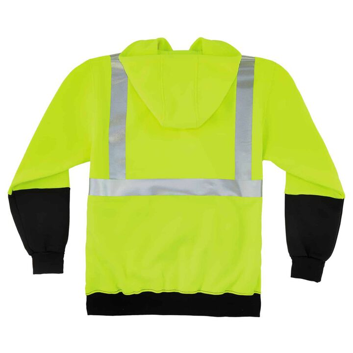 Ergodyne Class 2 Hooded Sweatshirt Black Bottom, Large, large image number 1