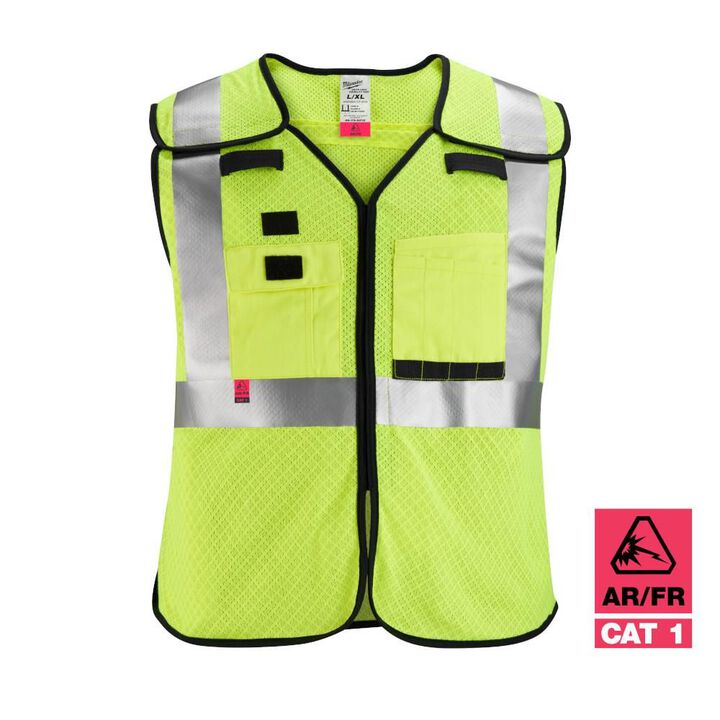 Milwaukee High Vis Safety Vest Class 2 Breakaway AR/FR Cat 1, large image number 1