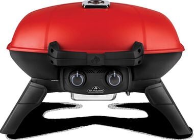 Napoleon TravelQ 285 Portable Propane Gas Grill with Griddle Red