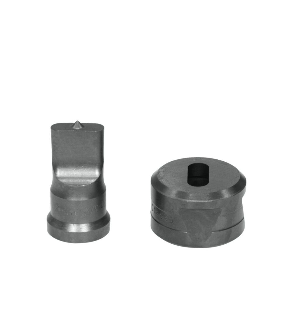 Edwards 3/8 x 1 Inch Punch 1-1/32 Inch Die Standard Oblong Punch & Die Set, large image number 1