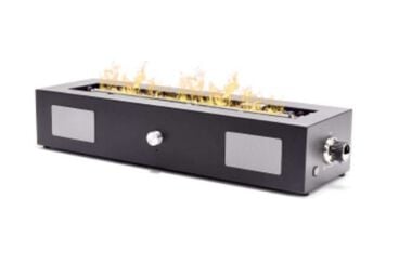 Ukiah Cascade Tabletop Fire Pit with Sound System Propane 28in Rectangular