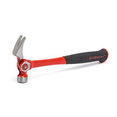 Crescent 18 Oz Steel Indexing Claw Hammer with Cushion Grip Handle