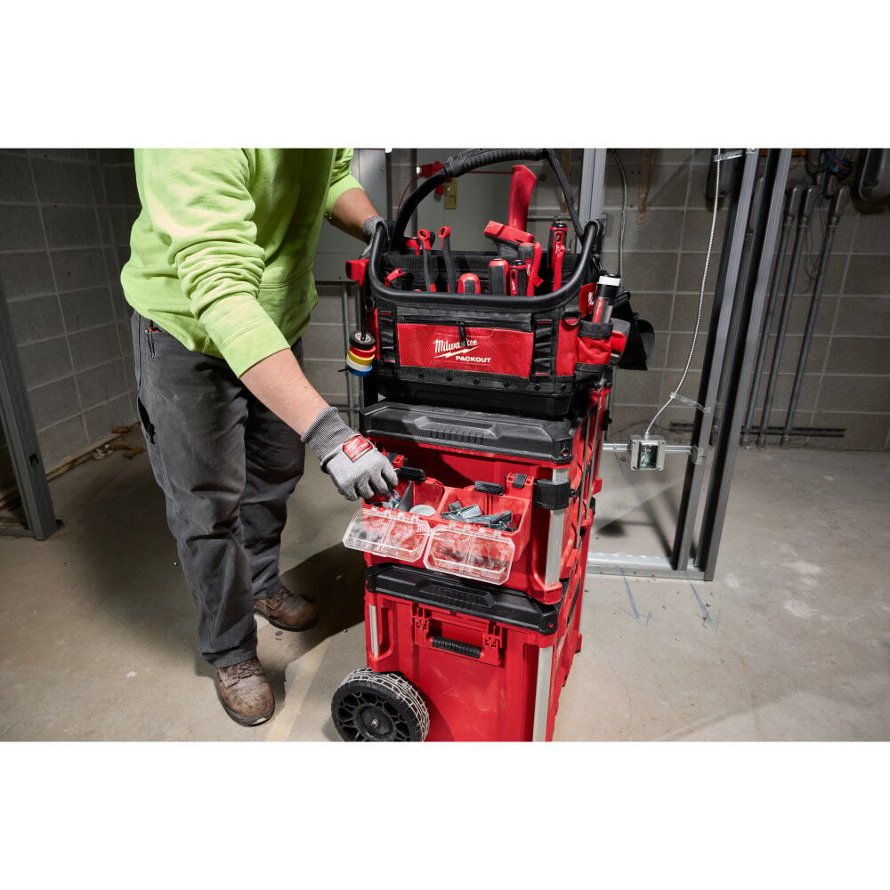 Milwaukee PACKOUT Tool Box 2-Bin Attachment, large image number 7
