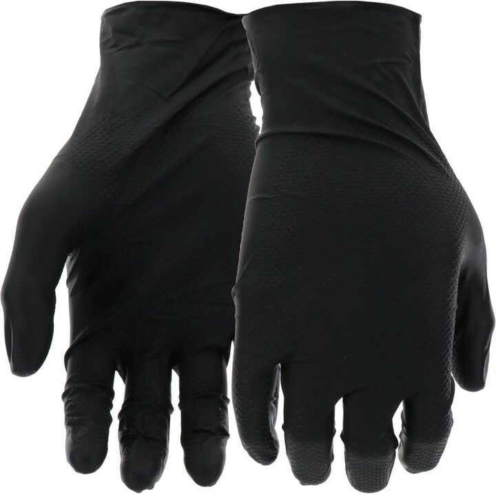 Protective Industrial Products Grippaz Black Nitrile Extended Gloves XL, large image number 6