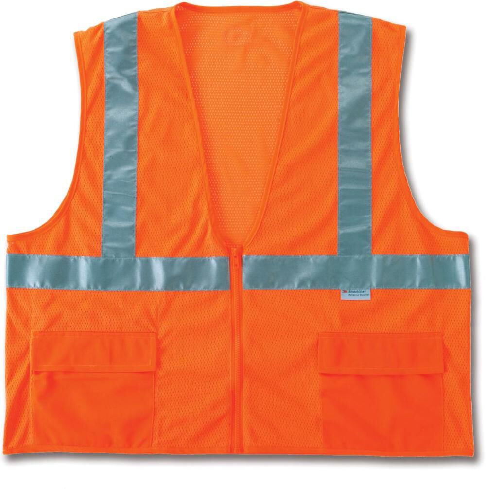 Ergodyne GloWear 8220Z Orange Class 2 Standard Vest – Size Large/XL – 21115