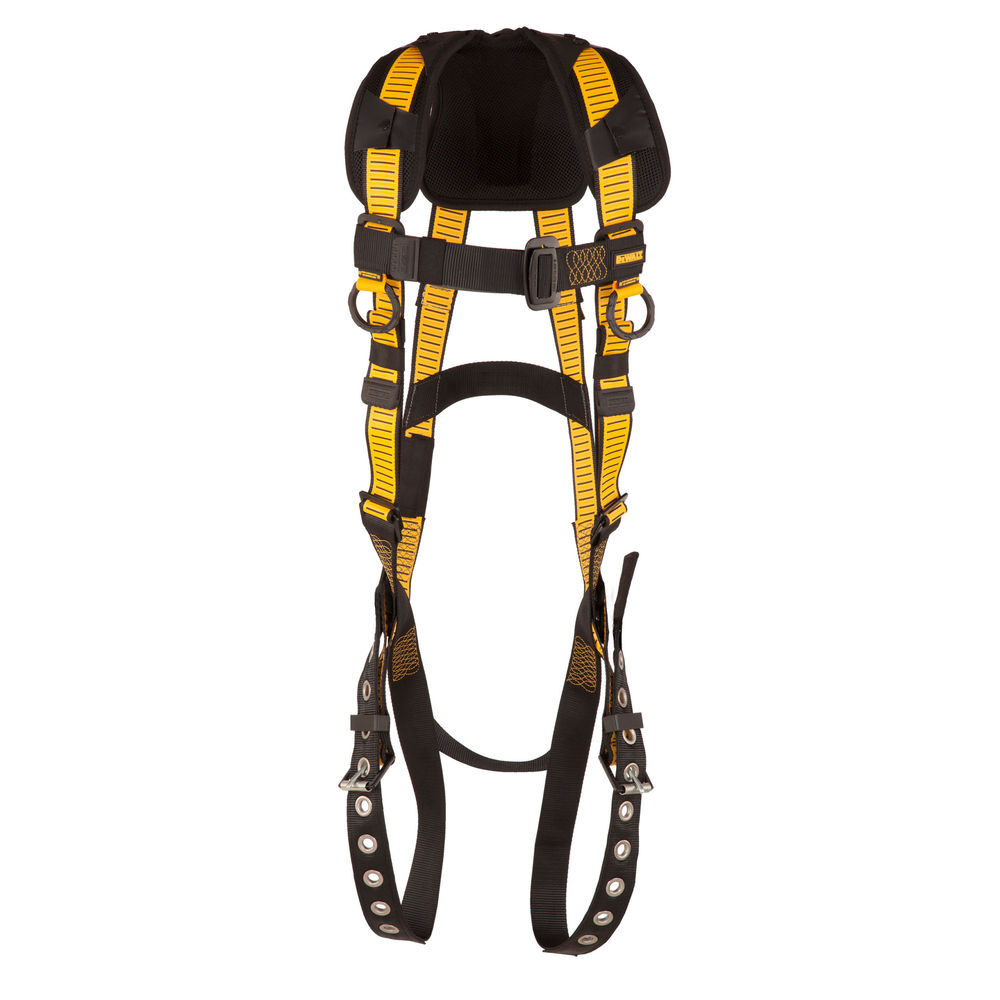 DEWALT D1000 Series XL-2XL TB Leg PT Chest Vest Style Harness with Back Pad - DXFP512006(XL-2XL)