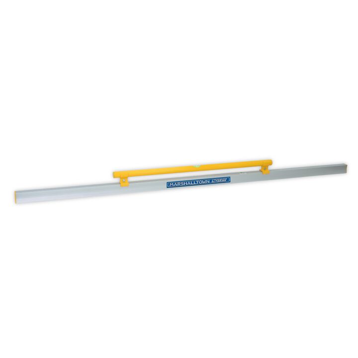 Marshalltown 59.1 Inch Aluminum Ezyscreed Combo Screed with Built-In Level