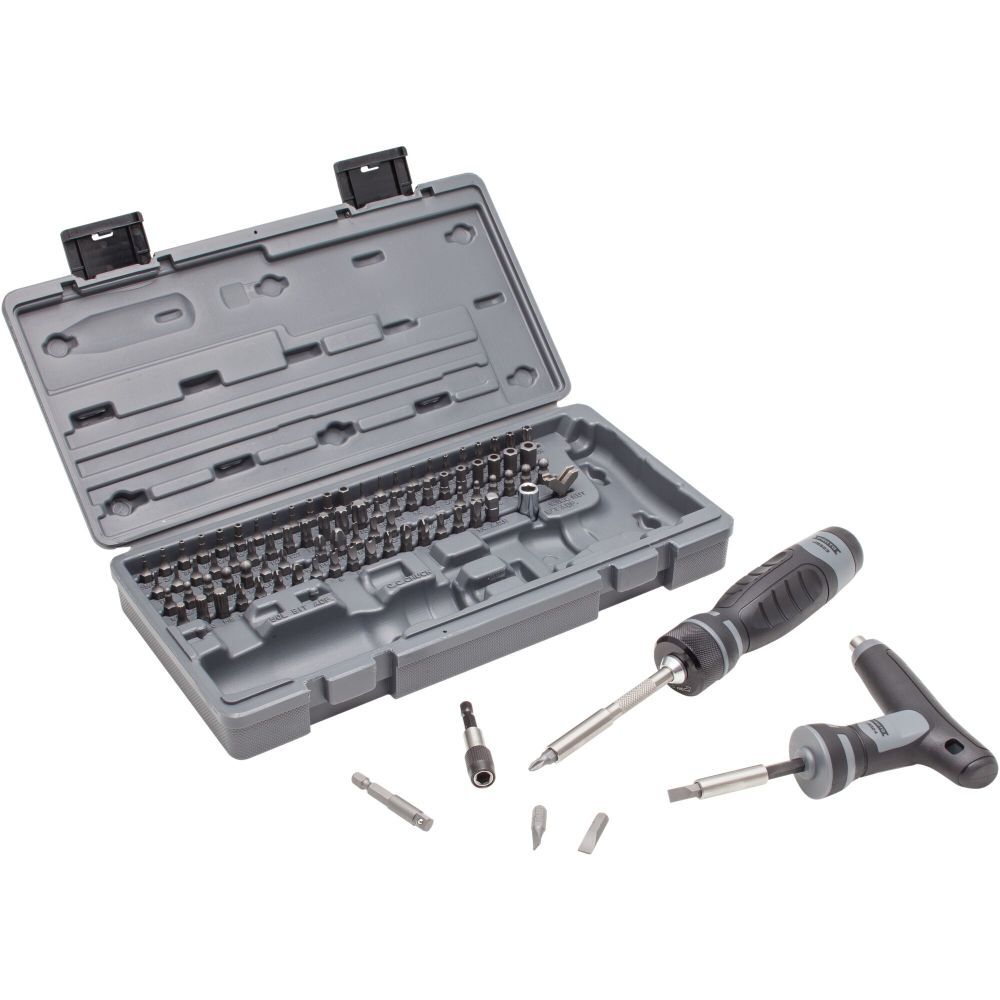 Proto 91 Piece Multibit Set with Ratcheting Screwdriver and T-Handle, large image number 3