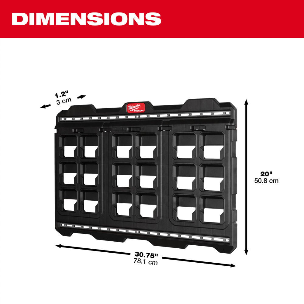 Milwaukee PACKOUT Large Wall Plate, large image number 8