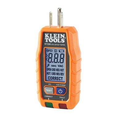 Klein Tools GFCI Receptacle Tester with LCD, large image number 6