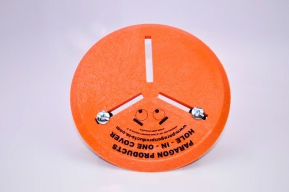 Paragon Pro Hole-In-One Bright Orange Safety Floor Opening Cover for 3 inch to 12 inch Diameter Holes, large image number 2