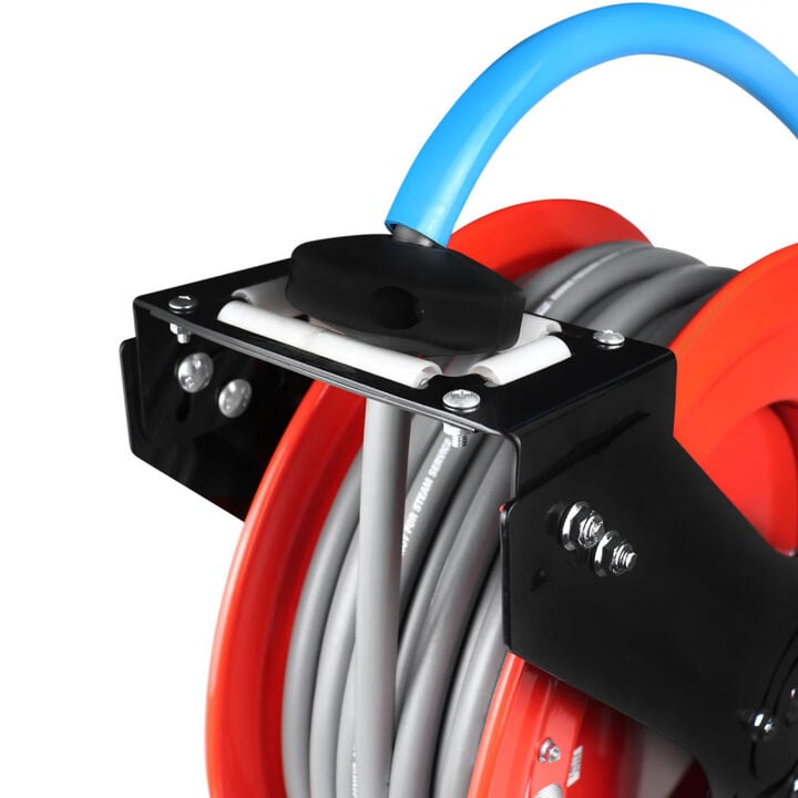 Milton 3/8 Inch x 100 Ft All-In-One Pressure Washer Hose Reel with Kevlar Braided Hose, large image number 5