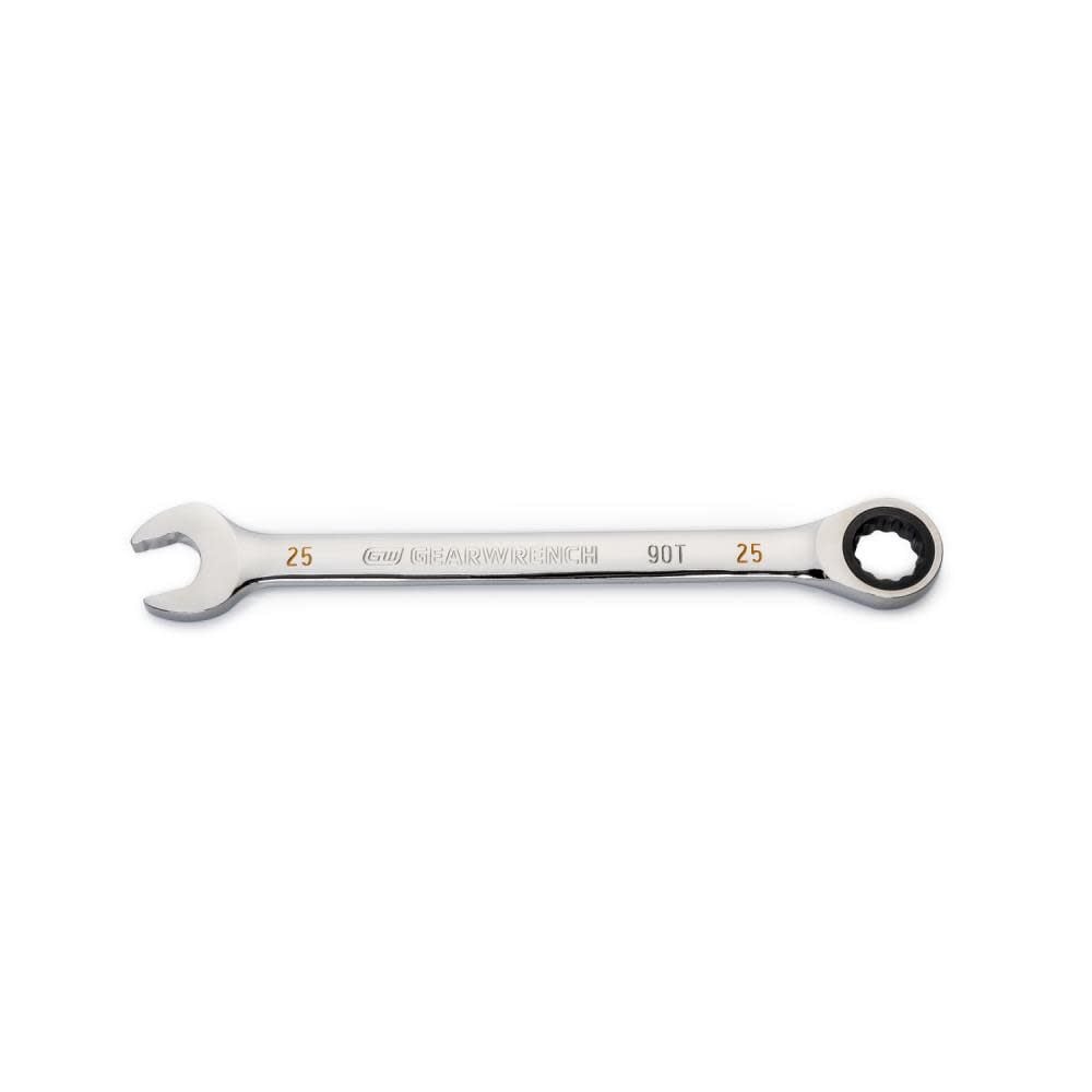 GEARWRENCH 25mm 90T 12 Point Ratcheting Combination Wrench, large image number 1
