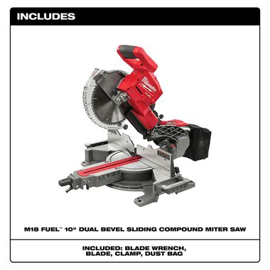 Milwaukee M18 FUEL HIGH DEMAND 10inch Miter Saw (Bare Tool), large image number 1