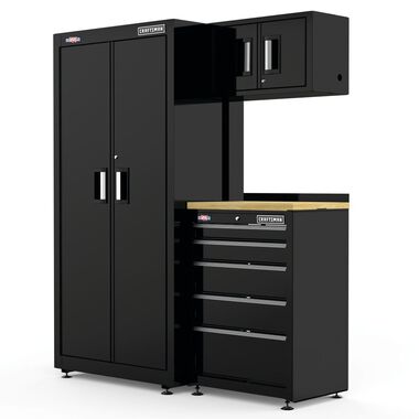 CRAFTSMAN 63 Inch Wide Welded Metal Storage Suite with Drawer Storage, 4 Piece