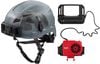 Milwaukee BOLT Gray Safety Helmet with IMPACT ARMOR Liner Type 2 Class E & USB Cooling Fan Bundle, small image number 1