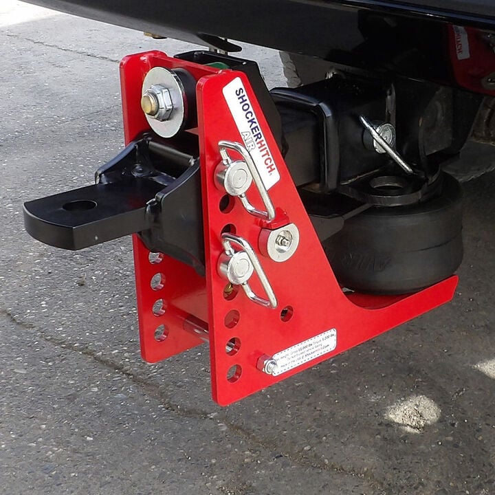Shocker Hitch 14K 2 Inch Air Receiver Hitch & Drawbar with 1 Inch Hole, large image number 10