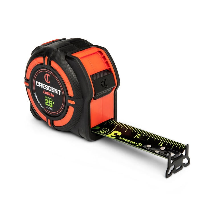 Crescent Lufkin 1-1/4 Inch x 25 Ft. WORKHORSE NITE EYE Tape Measure, large image number 3