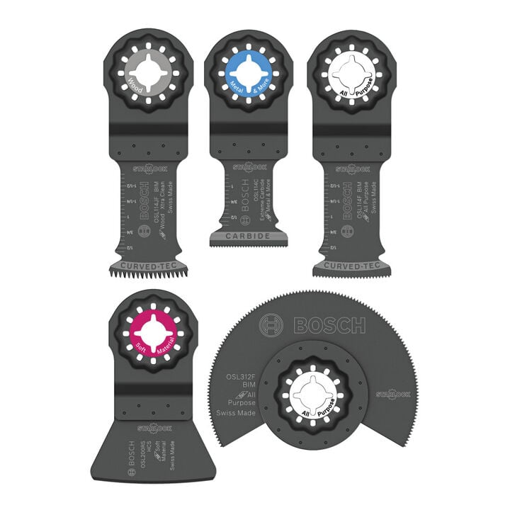 Bosch Starlock Oscillating Multi-Tool Accessory Blade Set 5 pc., large image number 4