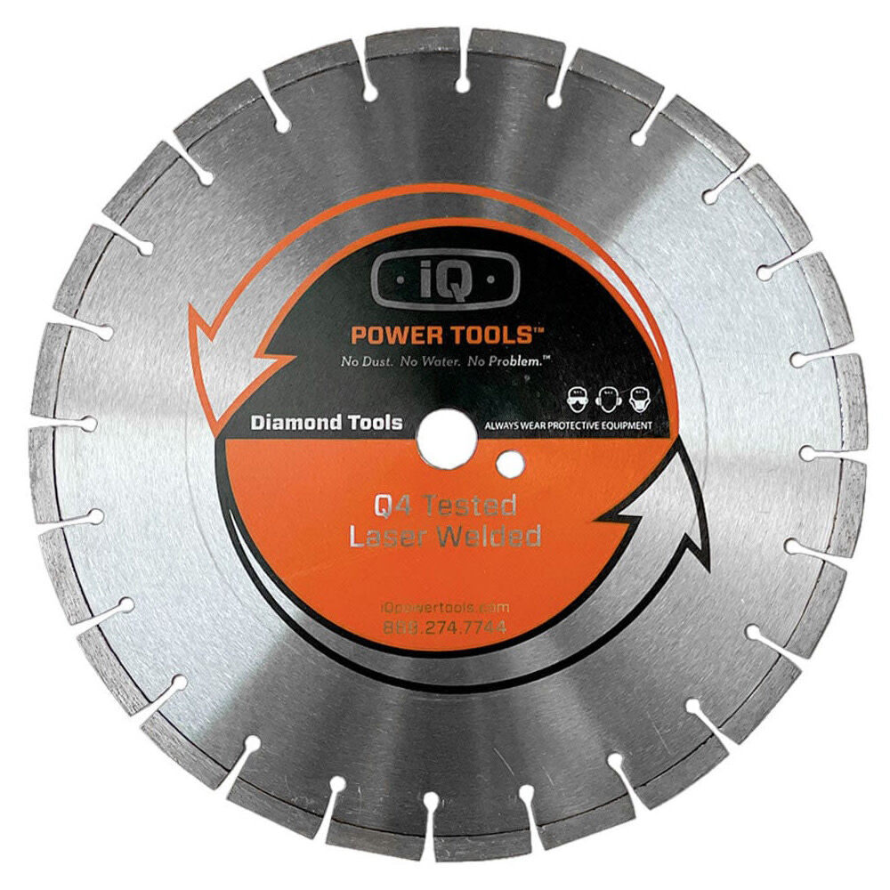iQ Power Tools Promotional 14 Inch Gold Segmented Rim Diamond Blade for Masonry, large image number 1