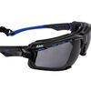 Radians THRAXUS Elite IQUITY Safety Eyewear Blue w/ Rubber Gasket Smoke IQ Lens, small image number 4