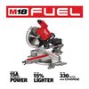 Milwaukee M18 FUEL 12 Inch Dual Bevel Sliding Compound Miter Saw Kit & Folding Miter Saw Stand Bundle, small image number 3