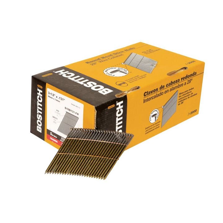Bostitch 28 Degree 3-1/2 x .131 Inch Framing Nails 2000 Pieces, large image number 2