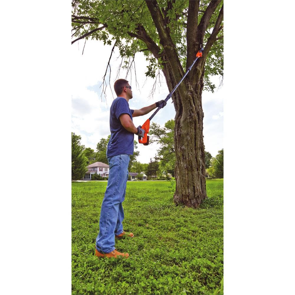 BLACK+DECKER 20V Max Pole Saw for Tree Trimming, Cordless, with Extension  up to 14 ft., Bare Tool Only (LPP120B)