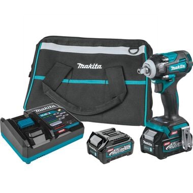 Makita XGT 40V max Impact Wrench Kit 4 Speed 1/2in, large image number 0
