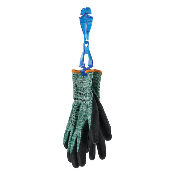 Ergodyne Squids 3400-ECO Recycled Glove Clip Holder with Dual Clips, Blue, large image number 6