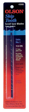 Olson Saw Company 5In. Long Skip Tooth Scroll Saw Blade 11.5 TPI 12pk, small image number 2