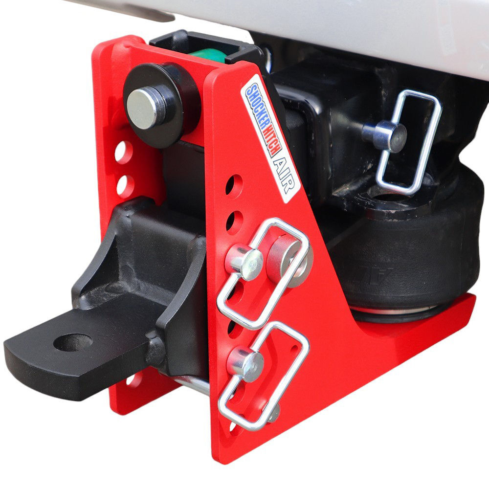 Shocker Hitch 14K 2.5 Inch Air Receiver Hitch & Drawbar with 1 Inch Hole, large image number 1