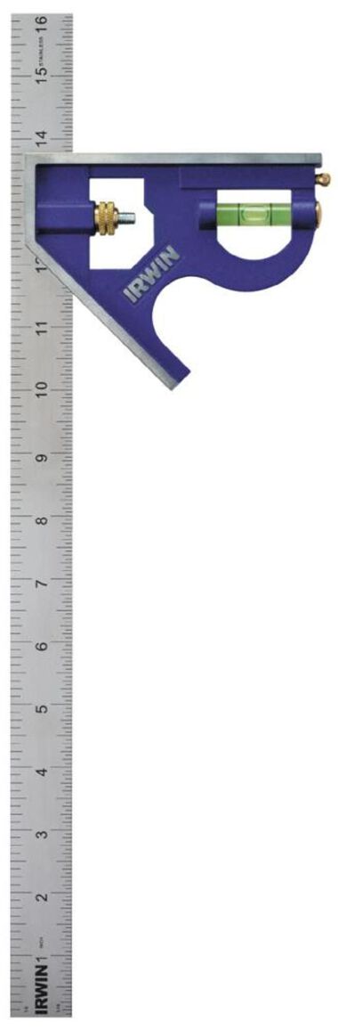 Irwin Metal Combination Square 16 In., large image number 0