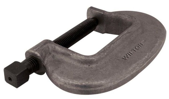 Wilton O-Series Bridge C-Clamp - Full Closing Spindle 0 Inch to 12-1/4 Inch Jaw Opening 4-1/4 Inch Throat Depth